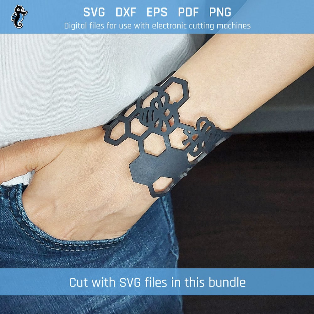 Bee demo bracelet 2 Bracelet made from a design in this bundle.